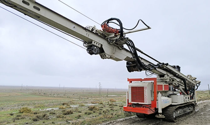 Samur-Abşeron su kanalının, sementasiya işinin mobilzasiyası